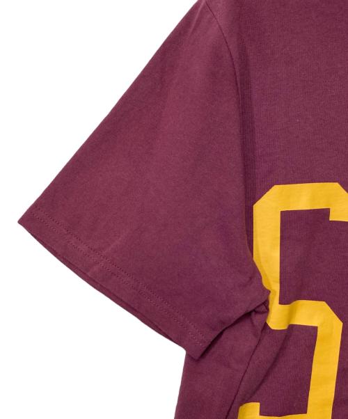 stussy（ステューシー）stussy (ステューシー) プリントTシャツ ボルドー サイズ:Lの古着・服飾アイテム