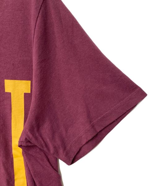 stussy（ステューシー）stussy (ステューシー) プリントTシャツ ボルドー サイズ:Lの古着・服飾アイテム