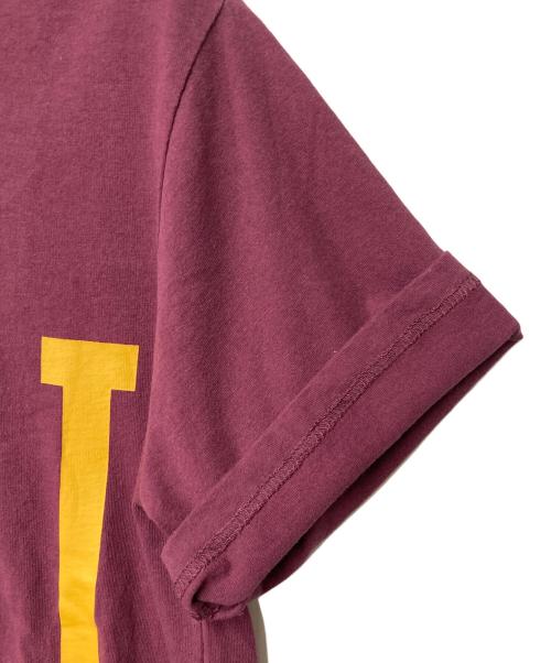 stussy（ステューシー）stussy (ステューシー) プリントTシャツ ボルドー サイズ:Lの古着・服飾アイテム