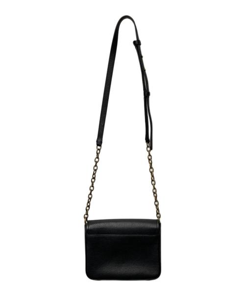 LAUREN RALPH LAUREN（ローレン ラルフ ローレン）LAUREN RALPH LAUREN (ローレン ラルフ ローレン) ターンロック チェーンショルダーバッグ ブラックの古着・服飾アイテム