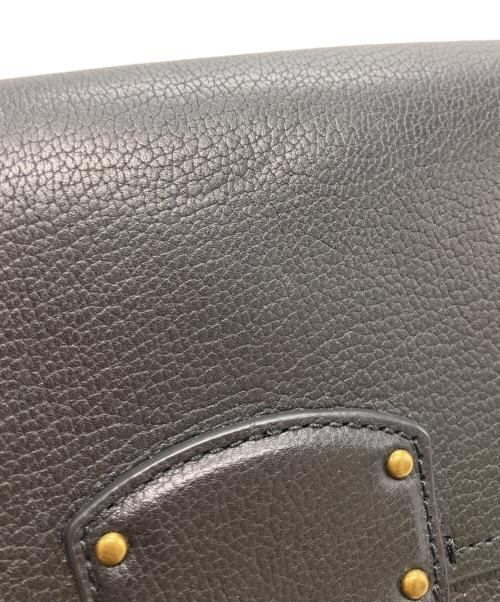 LAUREN RALPH LAUREN（ローレン ラルフ ローレン）LAUREN RALPH LAUREN (ローレン ラルフ ローレン) ターンロック チェーンショルダーバッグ ブラックの古着・服飾アイテム