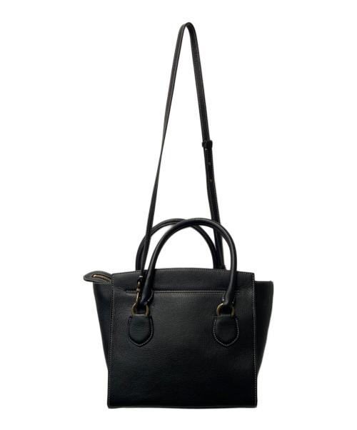 LAUREN RALPH LAUREN（ローレン ラルフ ローレン）LAUREN RALPH LAUREN (ローレン ラルフ ローレン) リッキー ターンロック2WAYショルダーバッグ ブラックの古着・服飾アイテム