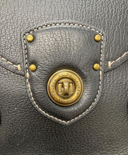 LAUREN RALPH LAUREN（ローレン ラルフ ローレン）LAUREN RALPH LAUREN (ローレン ラルフ ローレン) リッキー ターンロック2WAYショルダーバッグ ブラックの古着・服飾アイテム