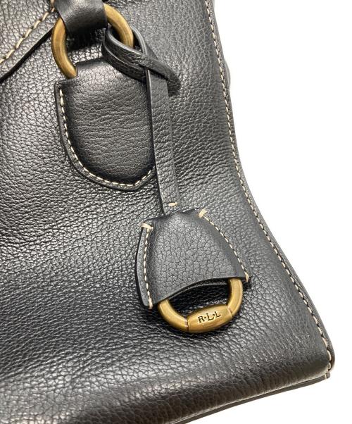 LAUREN RALPH LAUREN（ローレン ラルフ ローレン）LAUREN RALPH LAUREN (ローレン ラルフ ローレン) リッキー ターンロック2WAYショルダーバッグ ブラックの古着・服飾アイテム