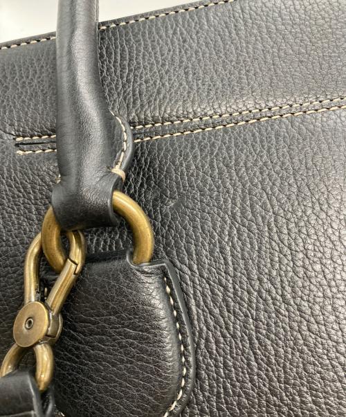 LAUREN RALPH LAUREN（ローレン ラルフ ローレン）LAUREN RALPH LAUREN (ローレン ラルフ ローレン) リッキー ターンロック2WAYショルダーバッグ ブラックの古着・服飾アイテム