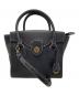 LAUREN RALPH LAUREN（ローレン ラルフ ローレン）の古着「リッキー ターンロック2WAYショルダーバッグ」｜ブラック