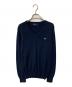 FRED PERRY（フレッドペリー）の古着「Vネックニット」｜ネイビー
