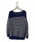 POLO RALPH LAUREN (ポロ・ラルフローレン) ボーダーニット ネイビー サイズ:Ⅿ：5000円