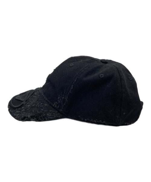 DIESEL（ディーゼル）DIESEL (ディーゼル) オーバルロゴベースボールキャップ ブラックの古着・服飾アイテム