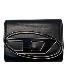 DIESEL（ディーゼル）の古着「3つ折り財布」｜ブラック