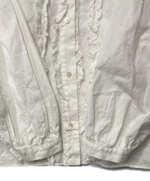 journal standard luxe（ジャーナルスタンダード ラックス）JOURNAL STANDARD LUXE (ジャーナルスタンダード ラックス) ワッシャー フリルブラウス ホワイト サイズ:SIZE Freeの古着・服飾アイテム