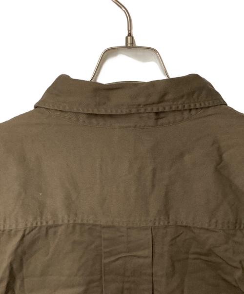 MHL（マーガレットハウエル）MHL (マーガレットハウエル) ハーフジップシャツ ブラウン サイズ:Ⅿの古着・服飾アイテム