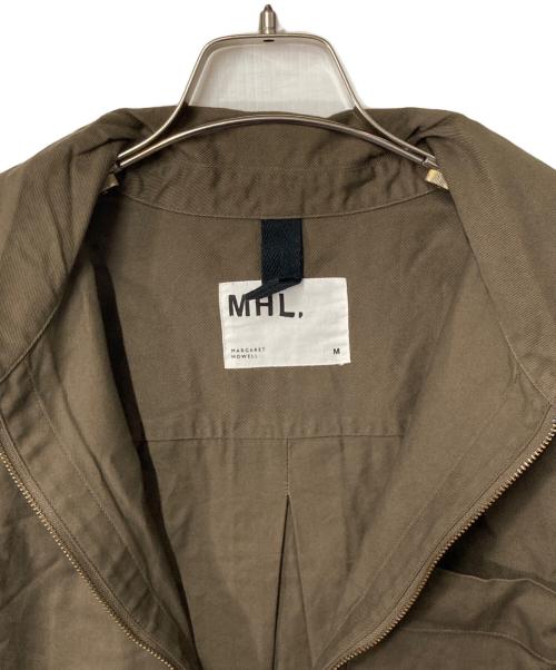 MHL（マーガレットハウエル）MHL (マーガレットハウエル) ハーフジップシャツ ブラウン サイズ:Ⅿの古着・服飾アイテム