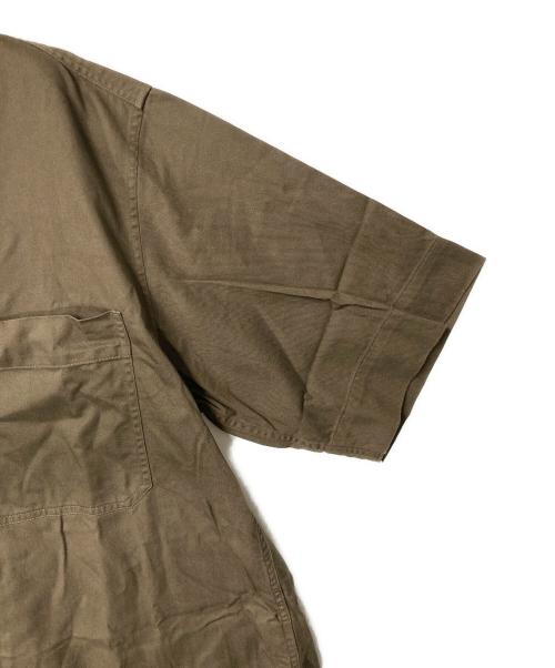 MHL（マーガレットハウエル）MHL (マーガレットハウエル) ハーフジップシャツ ブラウン サイズ:Ⅿの古着・服飾アイテム