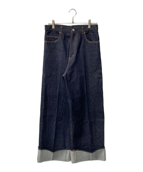 journal standard L'essage（ジャーナルスタンダード レサージュ）journal standard L'essage (ジャーナルスタンダード レサージュ) ターンアップデニムパンツ インディゴ サイズ:38の古着・服飾アイテム