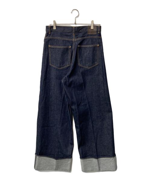 journal standard L'essage（ジャーナルスタンダード レサージュ）journal standard L'essage (ジャーナルスタンダード レサージュ) ターンアップデニムパンツ インディゴ サイズ:38の古着・服飾アイテム