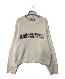 scuffers（スカッファー）の古着「クルーネックニット」｜ベージュ