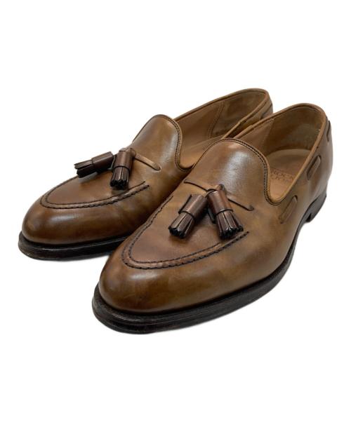 Crockett & Jones（クロケット＆ジョーンズ）Crockett & Jones (クロケット＆ジョーンズ) CAVENDISH3 カーフ タッセルローファー ブラウン サイズ:SIZE 7Eの古着・服飾アイテム