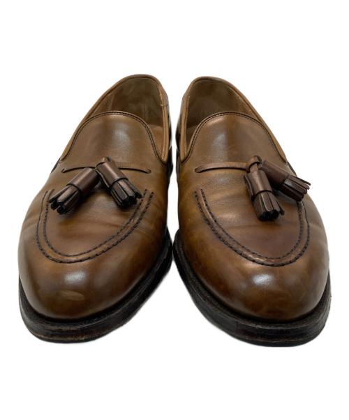 Crockett & Jones（クロケット＆ジョーンズ）Crockett & Jones (クロケット＆ジョーンズ) CAVENDISH3 カーフ タッセルローファー ブラウン サイズ:SIZE 7Eの古着・服飾アイテム