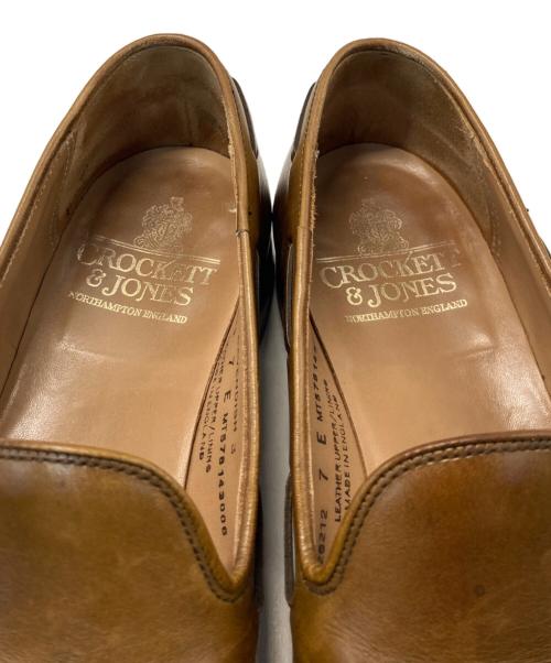 Crockett & Jones（クロケット＆ジョーンズ）Crockett & Jones (クロケット＆ジョーンズ) CAVENDISH3 カーフ タッセルローファー ブラウン サイズ:SIZE 7Eの古着・服飾アイテム