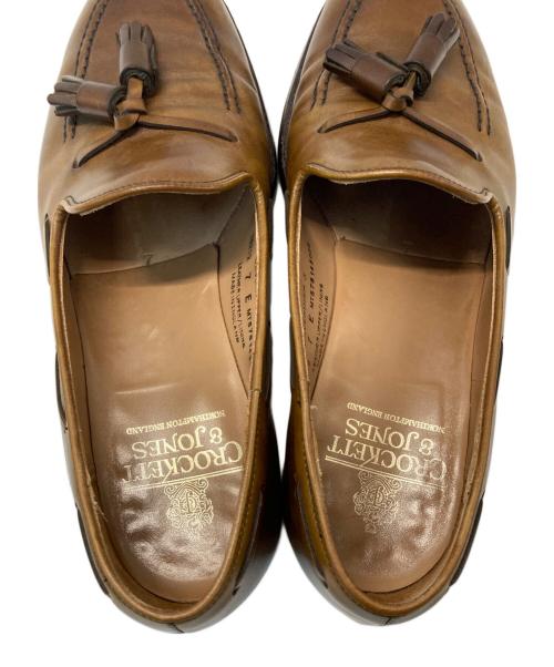 Crockett & Jones（クロケット＆ジョーンズ）Crockett & Jones (クロケット＆ジョーンズ) CAVENDISH3 カーフ タッセルローファー ブラウン サイズ:SIZE 7Eの古着・服飾アイテム