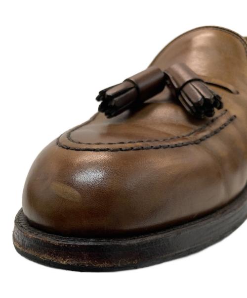 Crockett & Jones（クロケット＆ジョーンズ）Crockett & Jones (クロケット＆ジョーンズ) CAVENDISH3 カーフ タッセルローファー ブラウン サイズ:SIZE 7Eの古着・服飾アイテム