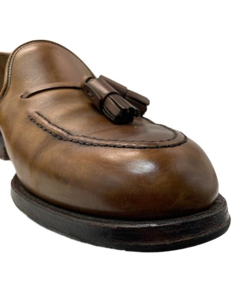 Crockett & Jones（クロケット＆ジョーンズ）Crockett & Jones (クロケット＆ジョーンズ) CAVENDISH3 カーフ タッセルローファー ブラウン サイズ:SIZE 7Eの古着・服飾アイテム