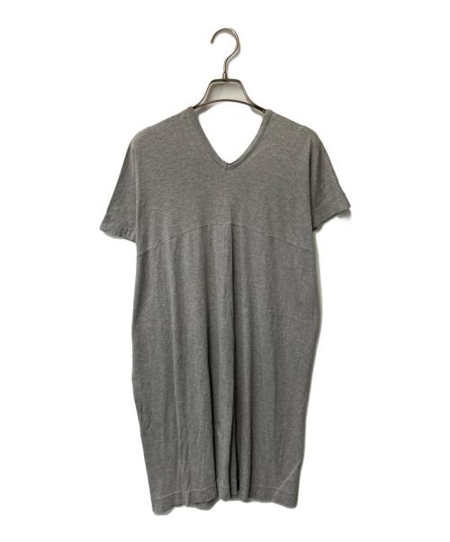 Vivienne Westwood RED LABEL（ヴィヴィアンウエストウッドレッドレーベル）Vivienne Westwood RED LABEL (ヴィヴィアンウエストウッドレッドレーベル) Vネックカットソーワンピース グレー サイズ:2の古着・服飾アイテム