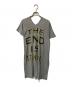 Vivienne Westwood RED LABEL（ヴィヴィアンウエストウッドレッドレーベル）の古着「Vネックカットソーワンピース」｜グレー