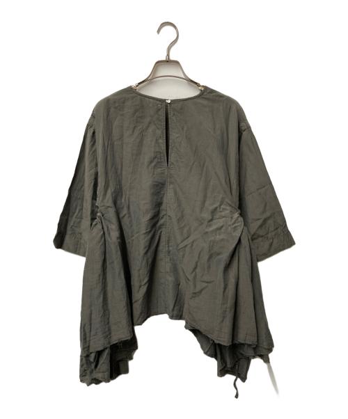quitan（キタン）quitan (キタン) ブラウス グレー サイズ:Freeの古着・服飾アイテム