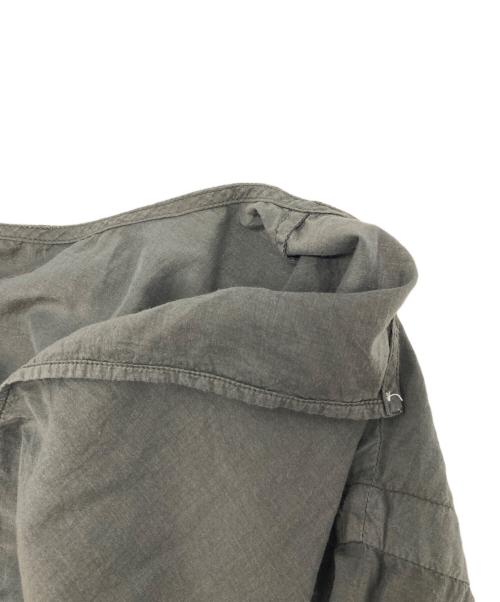 quitan（キタン）quitan (キタン) ブラウス グレー サイズ:Freeの古着・服飾アイテム