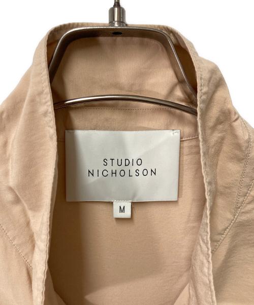 STUDIO NICHOLSON（スタジオ ニコルソン）STUDIO NICHOLSON (スタジオ ニコルソン) オープンカラーシャツ ベージュ サイズ:Mの古着・服飾アイテム