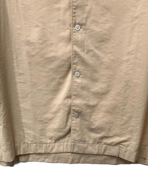 STUDIO NICHOLSON（スタジオ ニコルソン）STUDIO NICHOLSON (スタジオ ニコルソン) オープンカラーシャツ ベージュ サイズ:Mの古着・服飾アイテム