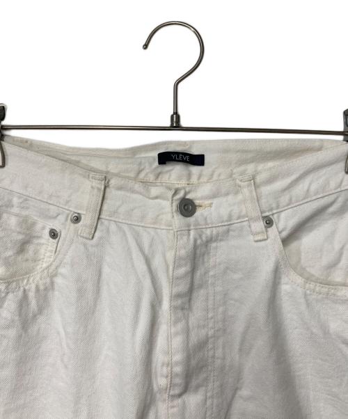 YLEVE（イレーヴ）YLEVE (イレーヴ) デニムパンツ ホワイト サイズ:３の古着・服飾アイテム