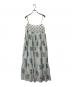 ne quittez pas（ヌキテパ）の古着「Cotton Jacquard Lily Print Cami Dress」｜ホワイト