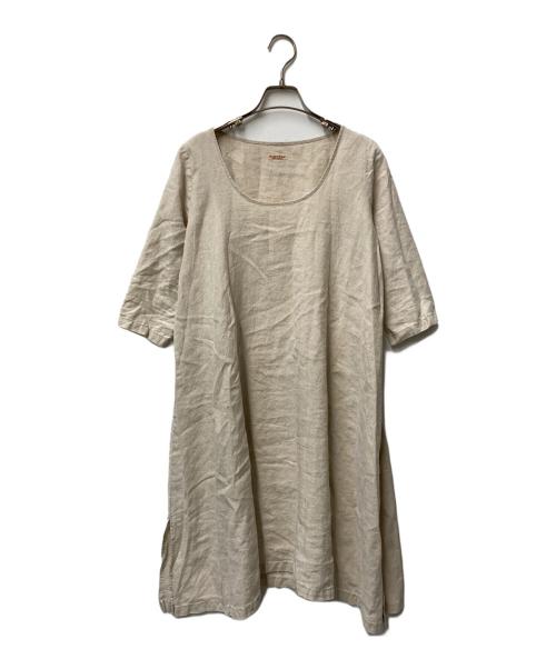 KAPITAL（キャピタル）KAPITAL (キャピタル) リネンワンピース ベージュの古着・服飾アイテム