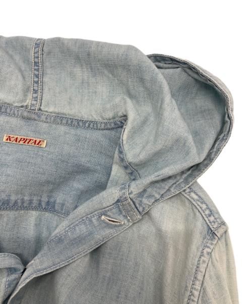KAPITAL（キャピタル）KAPITAL (キャピタル) フーデットシャツ インディゴ サイズ:1の古着・服飾アイテム