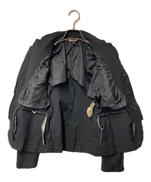 BLACK COMME des GARCONS（ブラックコムデギャルソン）BLACK COMME des GARCONS (ブラックコムデギャルソン) 3Bジャケット ブラック サイズ:XSの古着・服飾アイテム