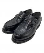 Oxford & Derbyオックスフォード＆ダービー）の古着「ビットローファー」｜ブラック
