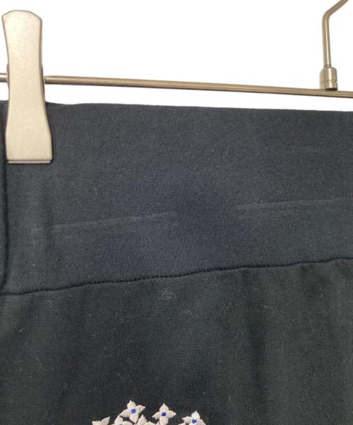 Mame Kurogouchi（マメクロゴウチ）mame kurogouchi (マメクロゴウチ) Embroidery Jersey Skirt ブラック サイズ:2の古着・服飾アイテム