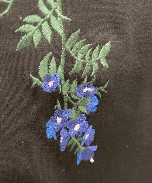 Mame Kurogouchi（マメクロゴウチ）mame kurogouchi (マメクロゴウチ) Embroidery Jersey Skirt ブラック サイズ:2の古着・服飾アイテム