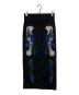 mame kurogouchi（マメクロゴウチ）の古着「Embroidery Jersey Skirt」｜ブラック