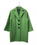 LANVIN COLLECTIONランバンコレクション）の古着「ビッグボタンコート」｜グリーン