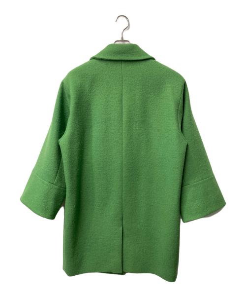 LANVIN COLLECTION（ランバンコレクション）LANVIN COLLECTION (ランバンコレクション) ビッグボタンコート グリーン サイズ:38の古着・服飾アイテム