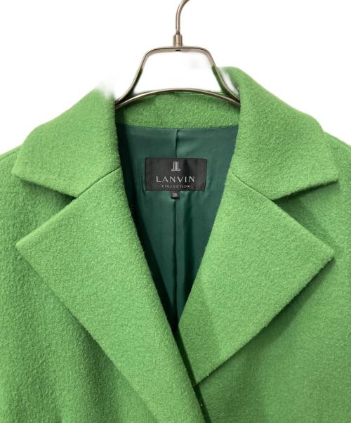 LANVIN COLLECTION（ランバンコレクション）LANVIN COLLECTION (ランバンコレクション) ビッグボタンコート グリーン サイズ:38の古着・服飾アイテム