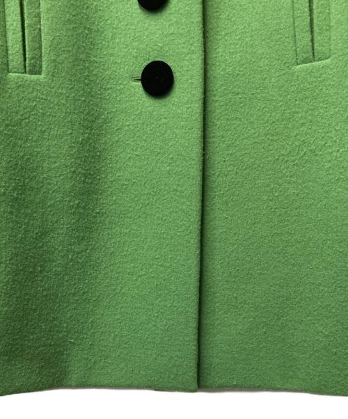LANVIN COLLECTION（ランバンコレクション）LANVIN COLLECTION (ランバンコレクション) ビッグボタンコート グリーン サイズ:38の古着・服飾アイテム