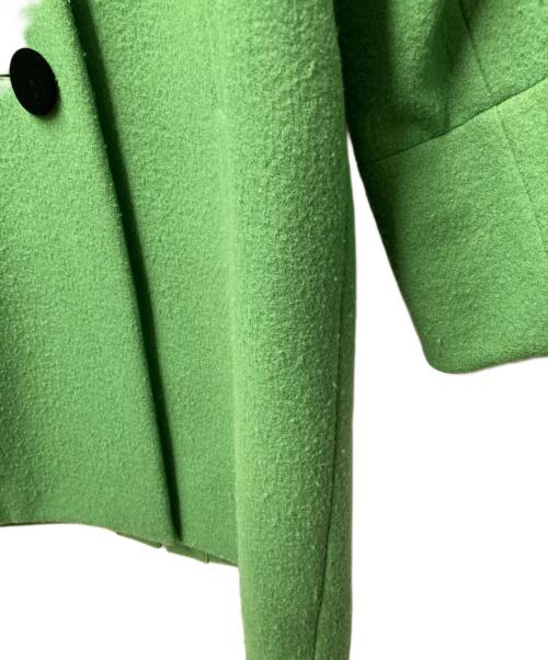 LANVIN COLLECTION（ランバンコレクション）LANVIN COLLECTION (ランバンコレクション) ビッグボタンコート グリーン サイズ:38の古着・服飾アイテム