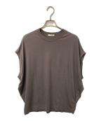 Plageプラージュ）の古着「ALBINI ハイゲージTシャツ」｜ブラウン