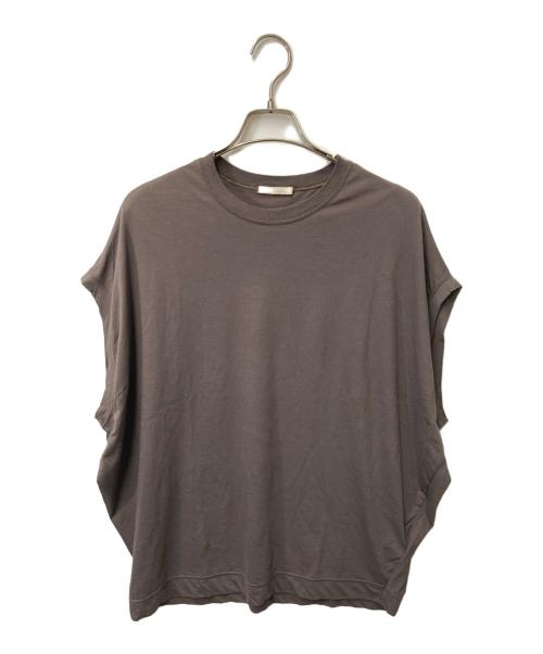 Plage（プラージュ）Plage (プラージュ) ALBINI ハイゲージTシャツ ブラウン サイズ:Freeの古着・服飾アイテム