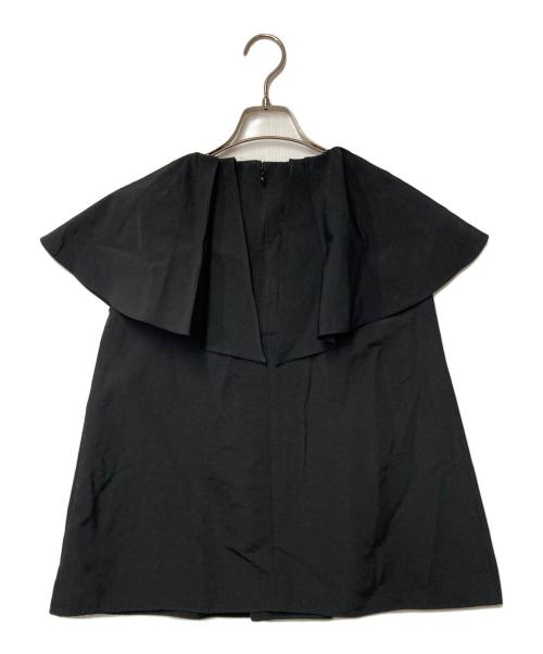 Heve（ヘイヴ）Heve (ヘイヴ) ラッフルグログラントップス ブラック サイズ:Fの古着・服飾アイテム